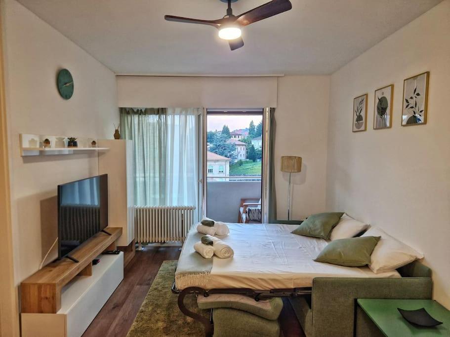 Confortevole Appartamento Nel Cuore Di Lugano Bagian luar foto